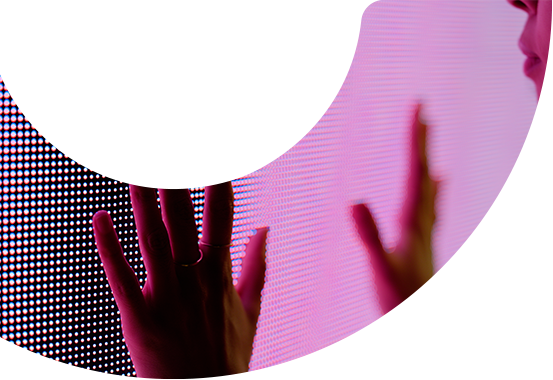 image illustrative dans un quart de cercle