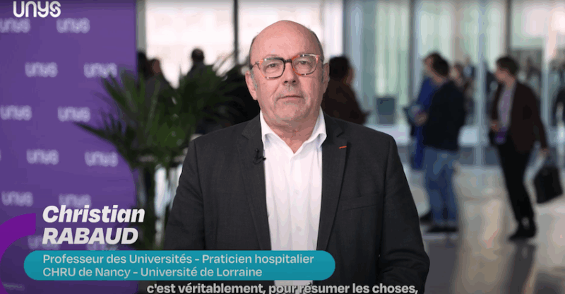 Portrait Christian Rabaud professeur des Universités, praticien hospitalier CHRU de Nancy à l'Université de Lorraine
