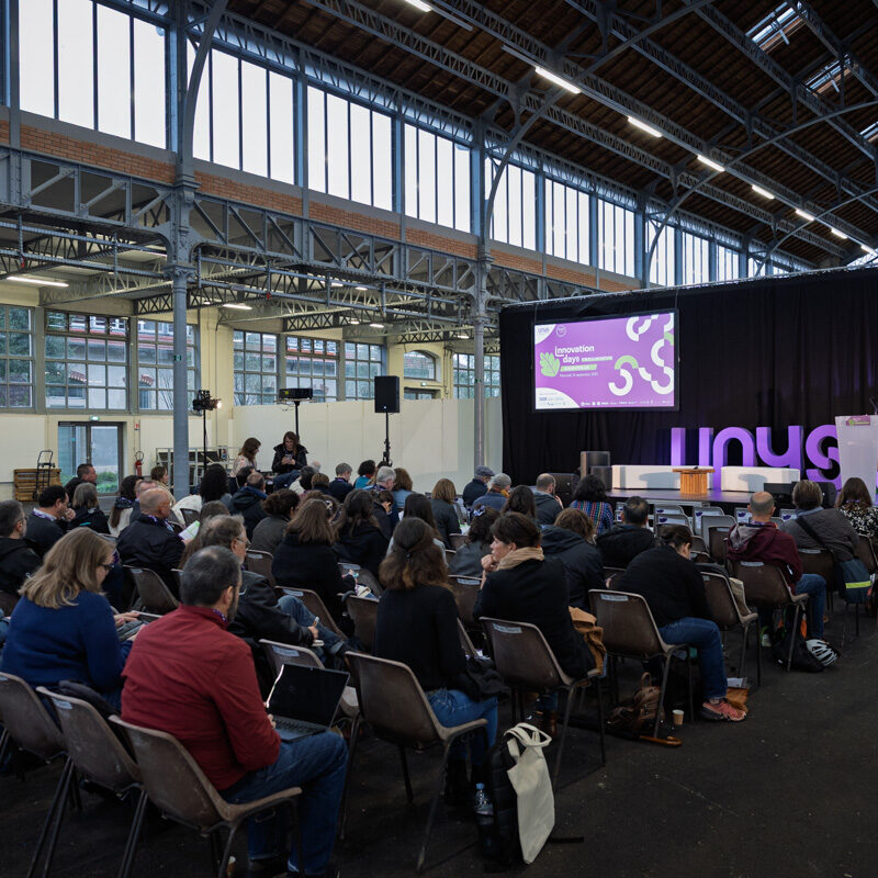 Ouverture officielle des innovation days bioéconomie et territoire par Marie-Christine DSSOULI-LAGEL, l'animatrice des Innovation Days.